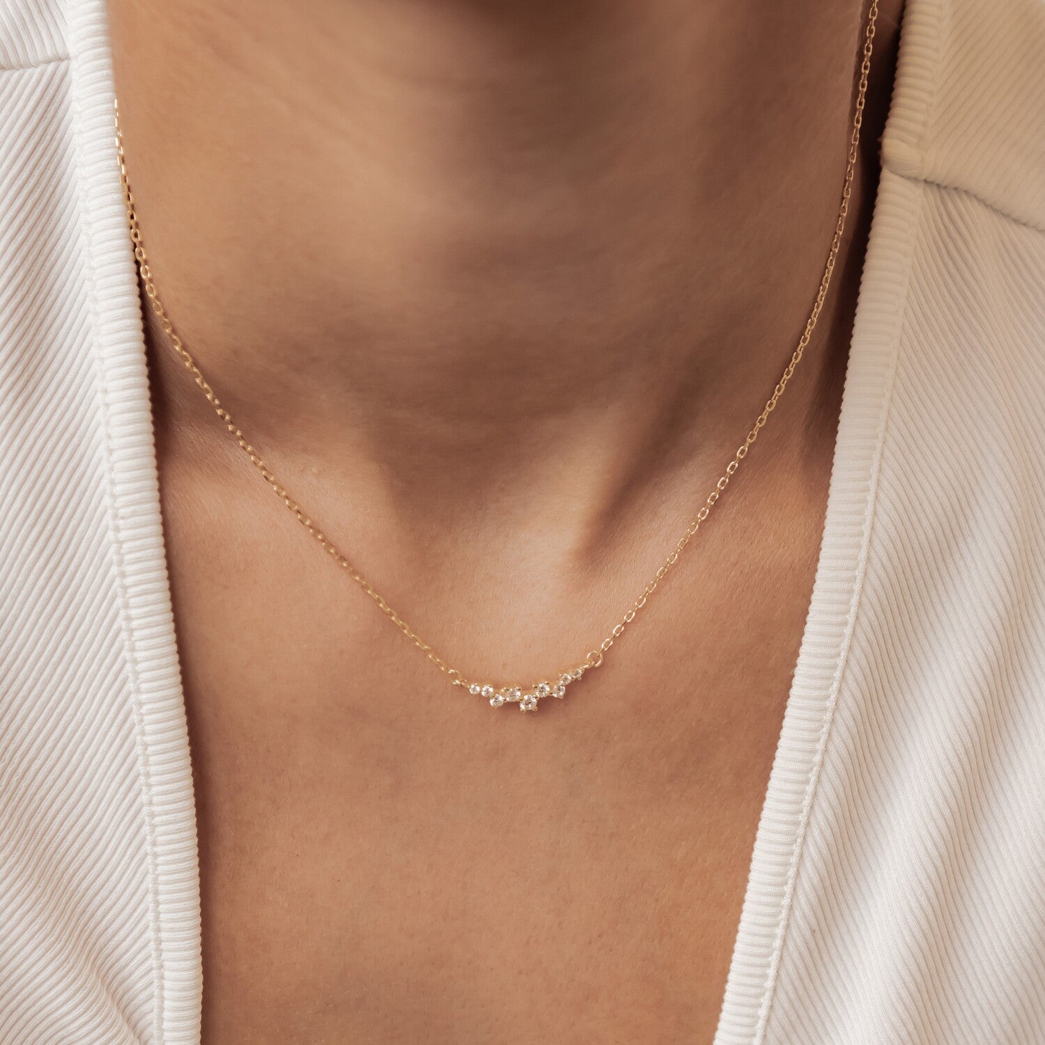 Collar Brillo Infinito Plata de Ley