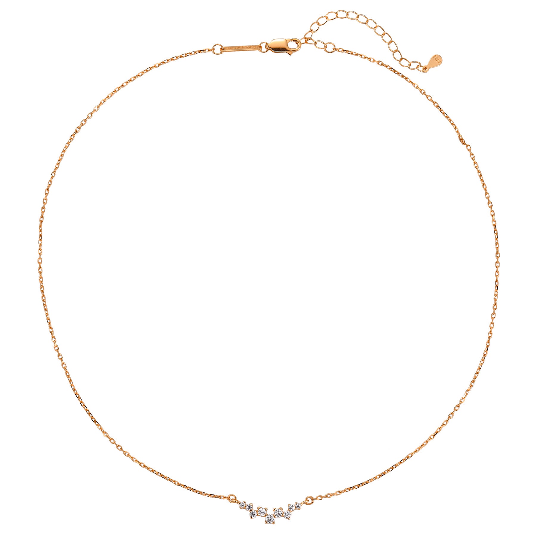 Collar Brillo Infinito Plata de Ley