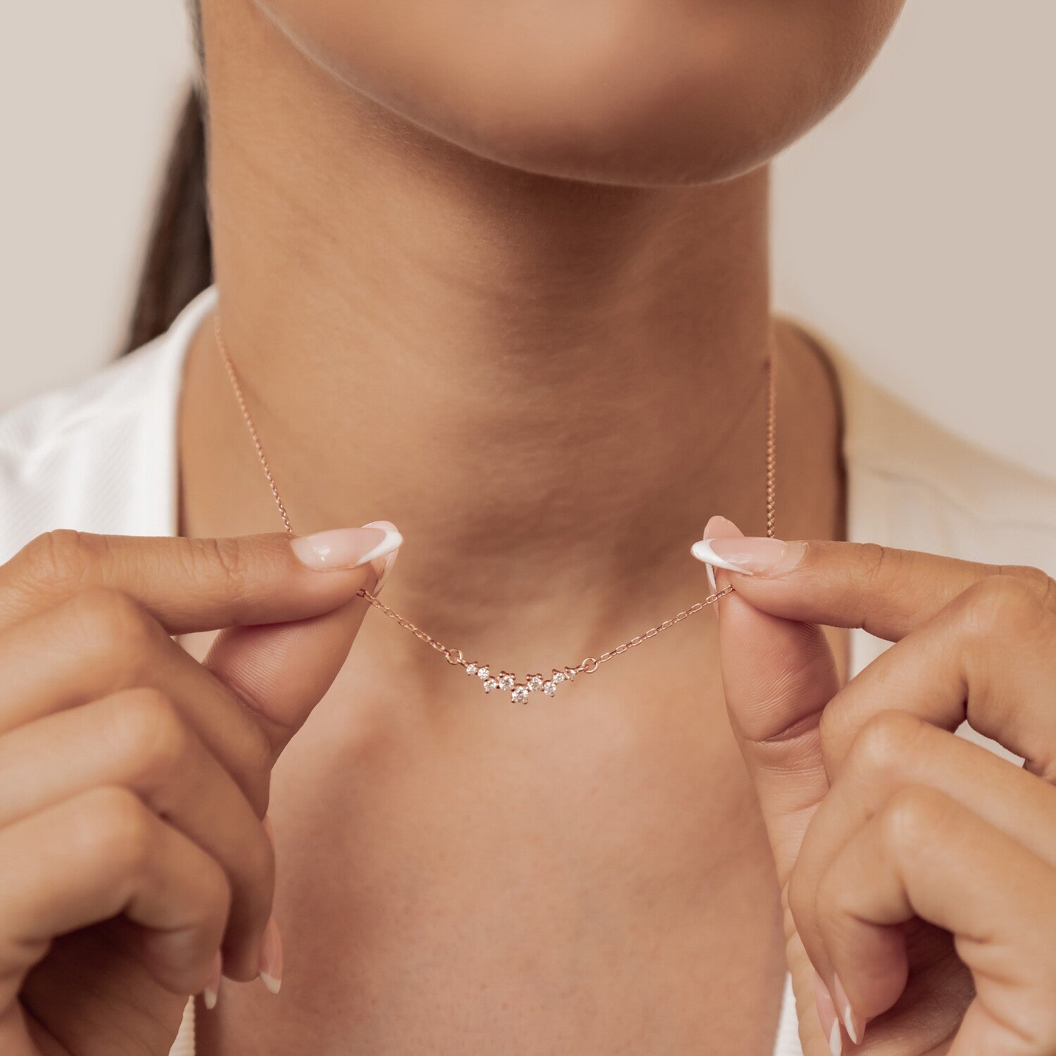 Collar Brillo Infinito Plata de Ley