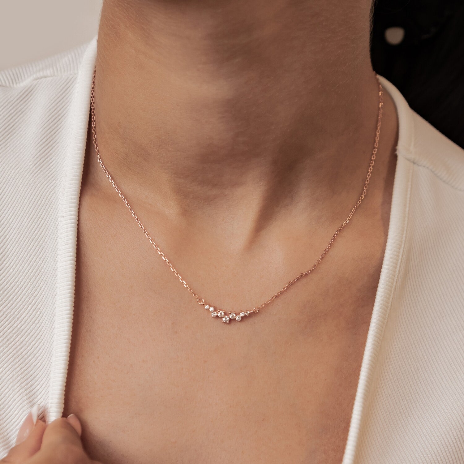 Collar Brillo Infinito Plata de Ley