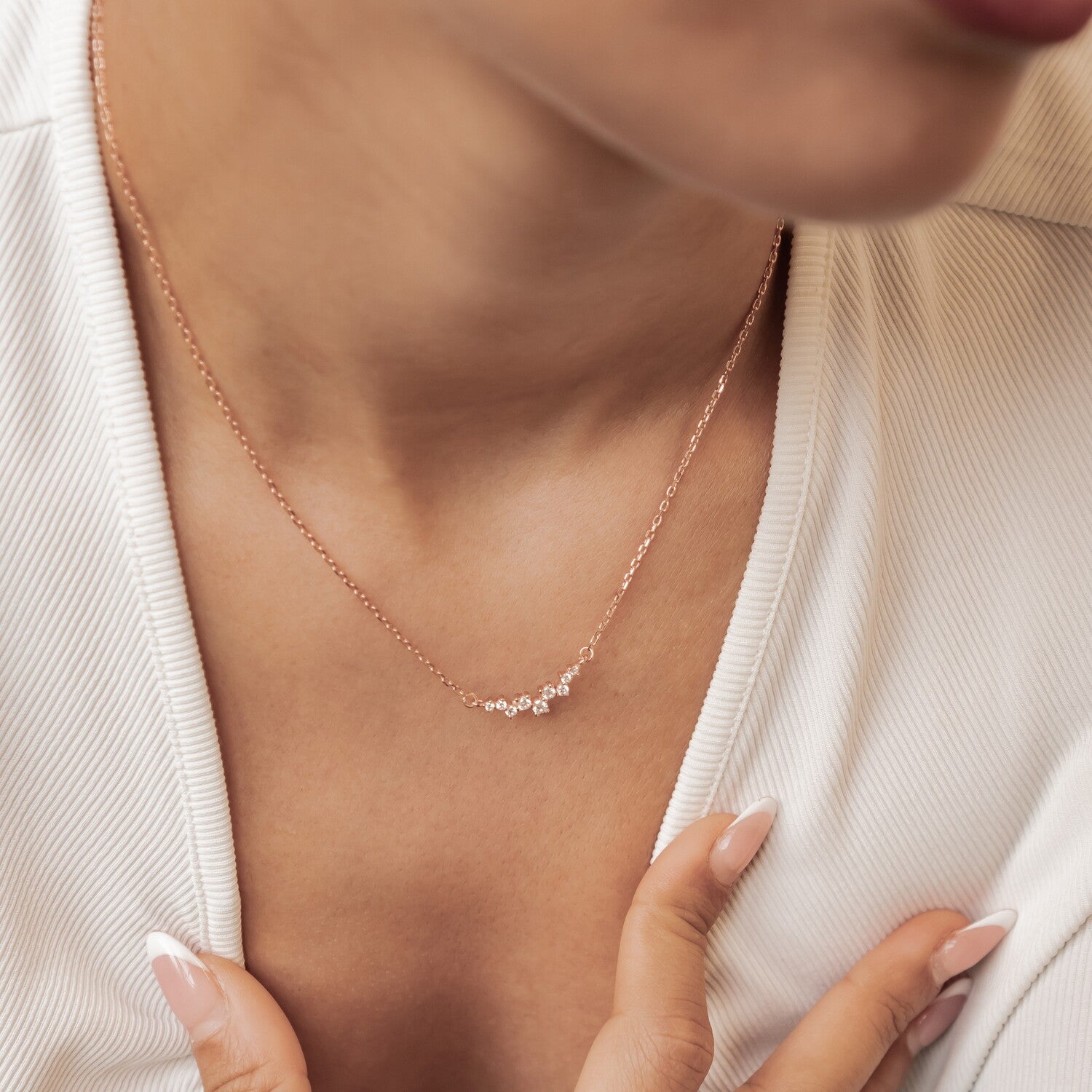 Collar Brillo Infinito Plata de Ley