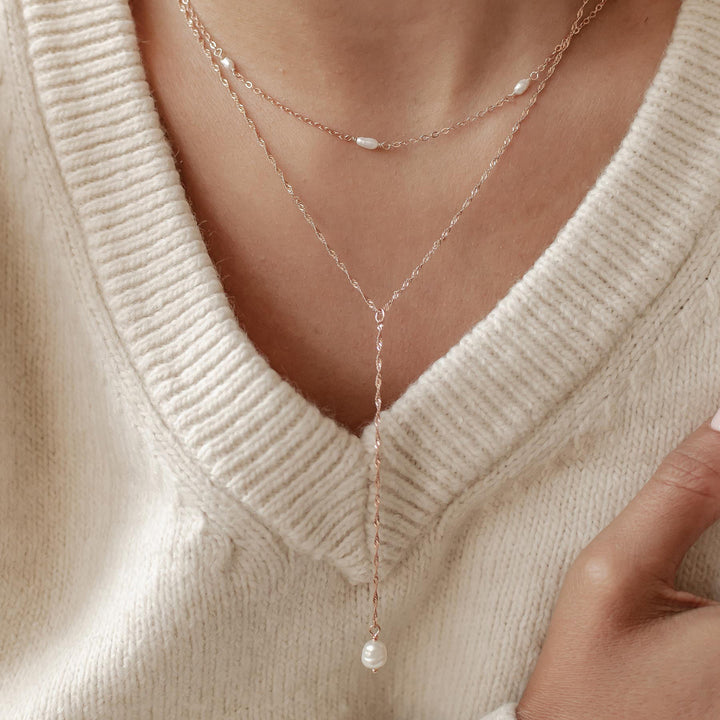 Set Collares Infinity Plata de Ley 925