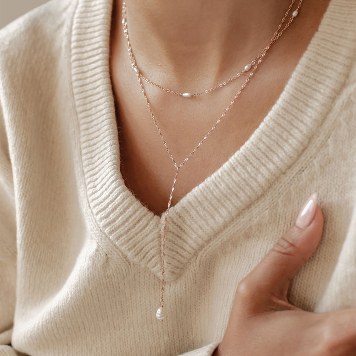 Set Collares Infinity Plata de Ley 925