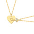 Set Collares Corazón & Llave – Waterproof