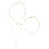Ensemble Collier Multi Rangs en Or