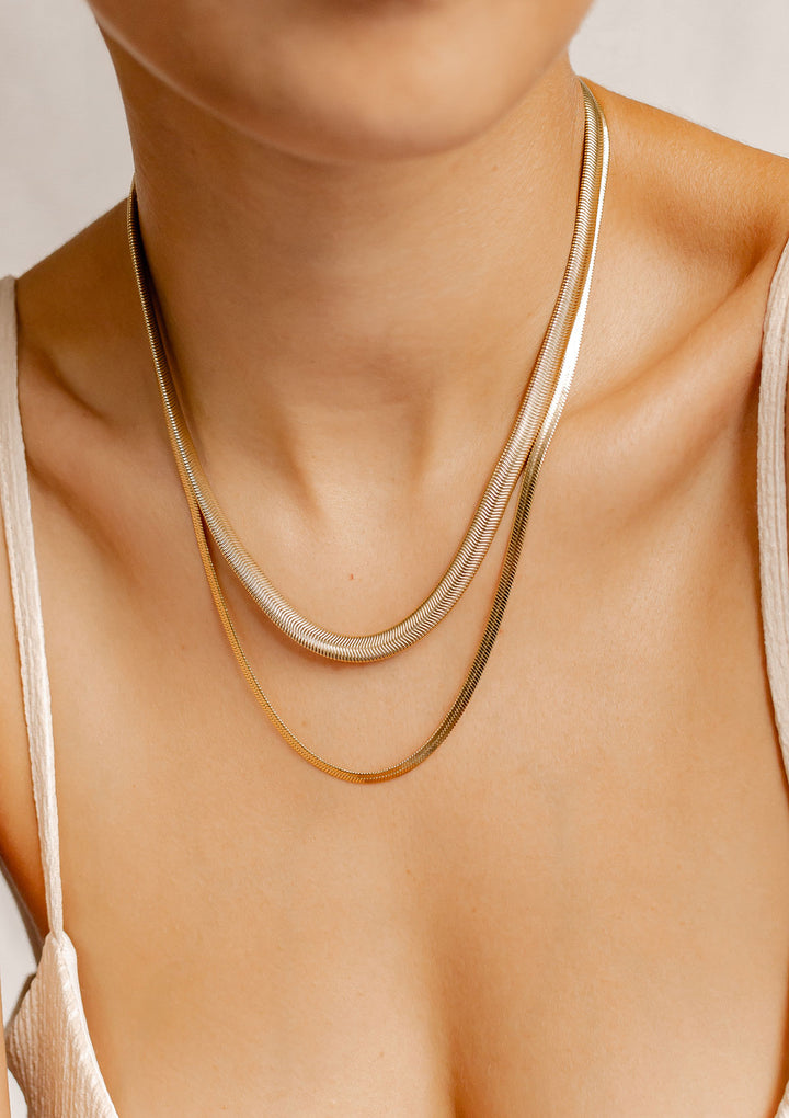 Schlangenkette Gold