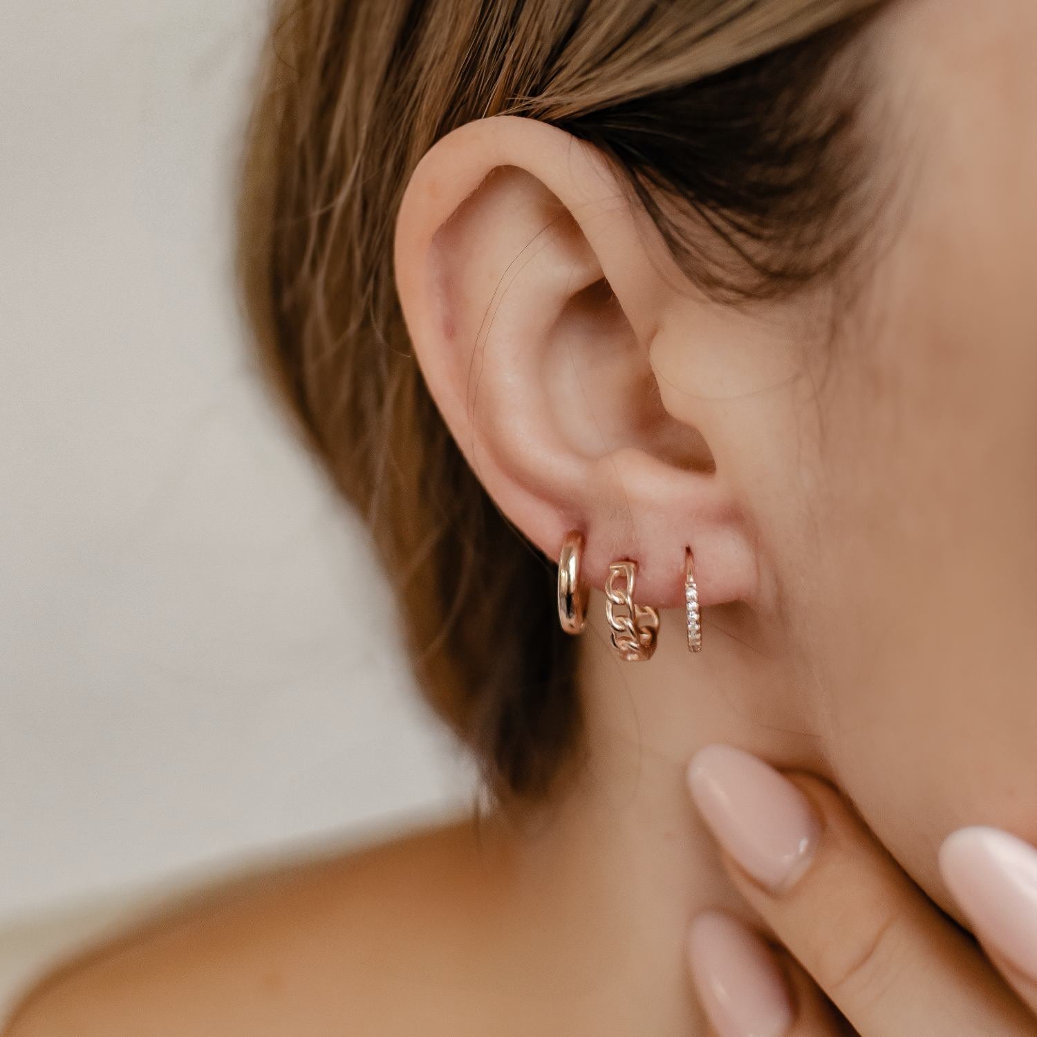 Ewigkeit Ohrringe Set aus Sterlingsilber