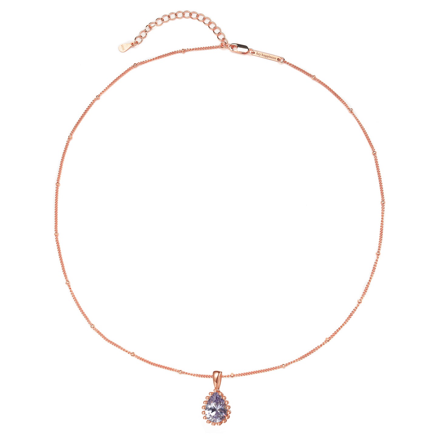 Collar Birthstone Junio Alejandrita Plata de Ley 925