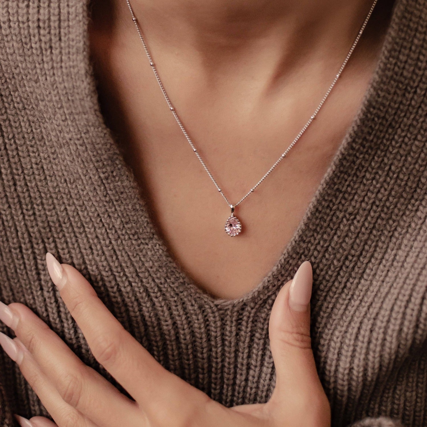 Collar Birthstone Junio Alejandrita Plata de Ley 925