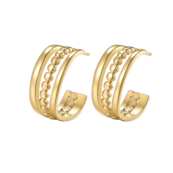 Créoles Perles Multirangs – Waterproof