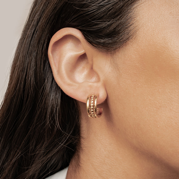 Créoles Perles Multirangs – Waterproof