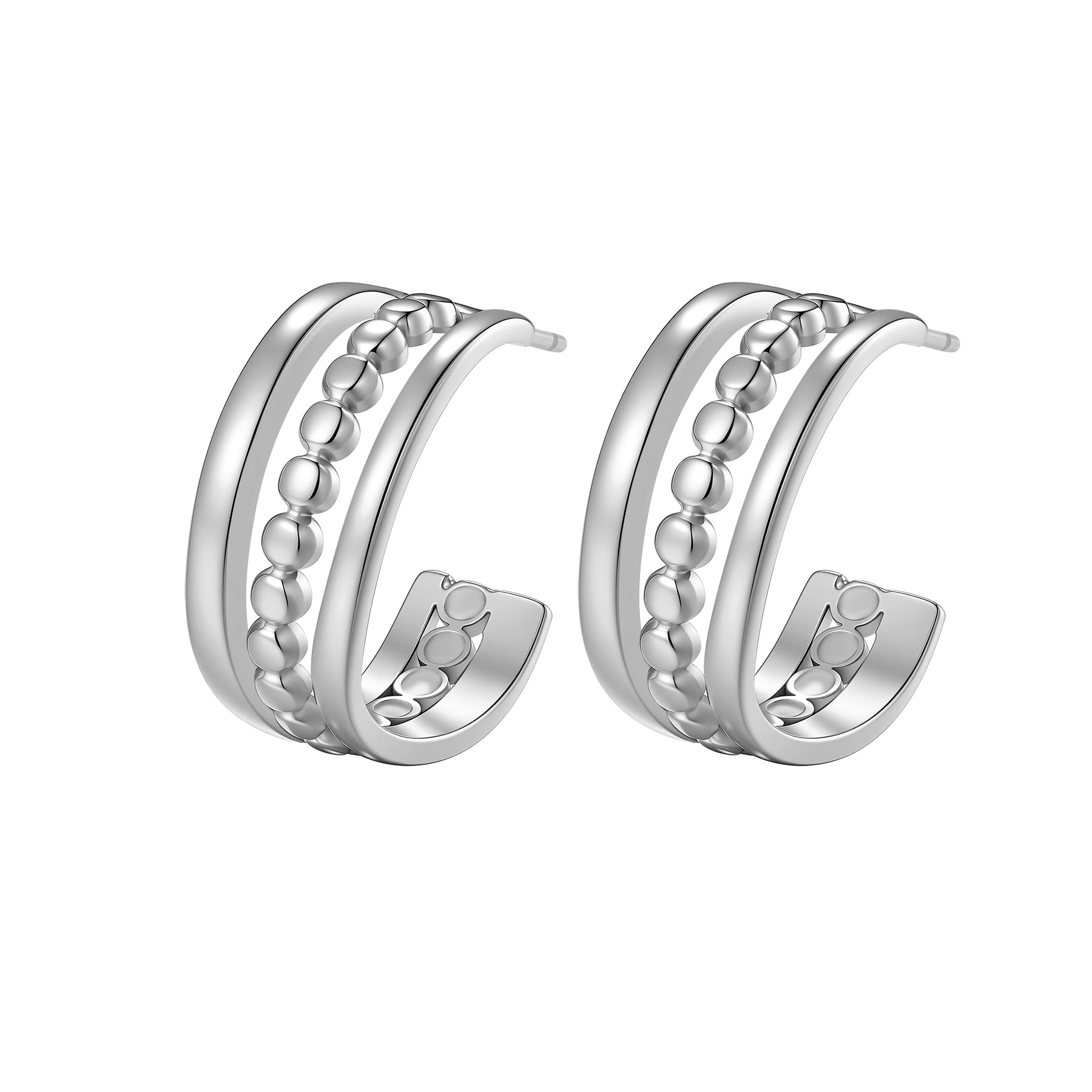 Créoles Perles Multirangs – Waterproof