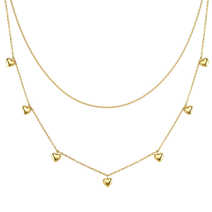 Collar a Capas Corazón Chunky Waterproof