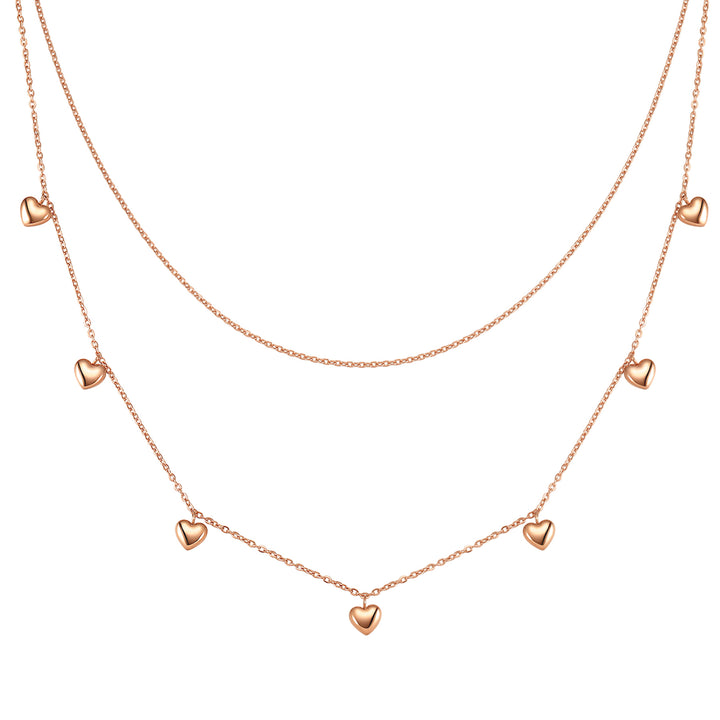 Collar a Capas Corazón Chunky Waterproof