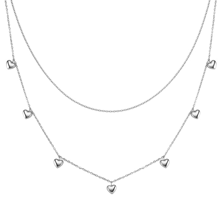 Collar a Capas Corazón Chunky Waterproof