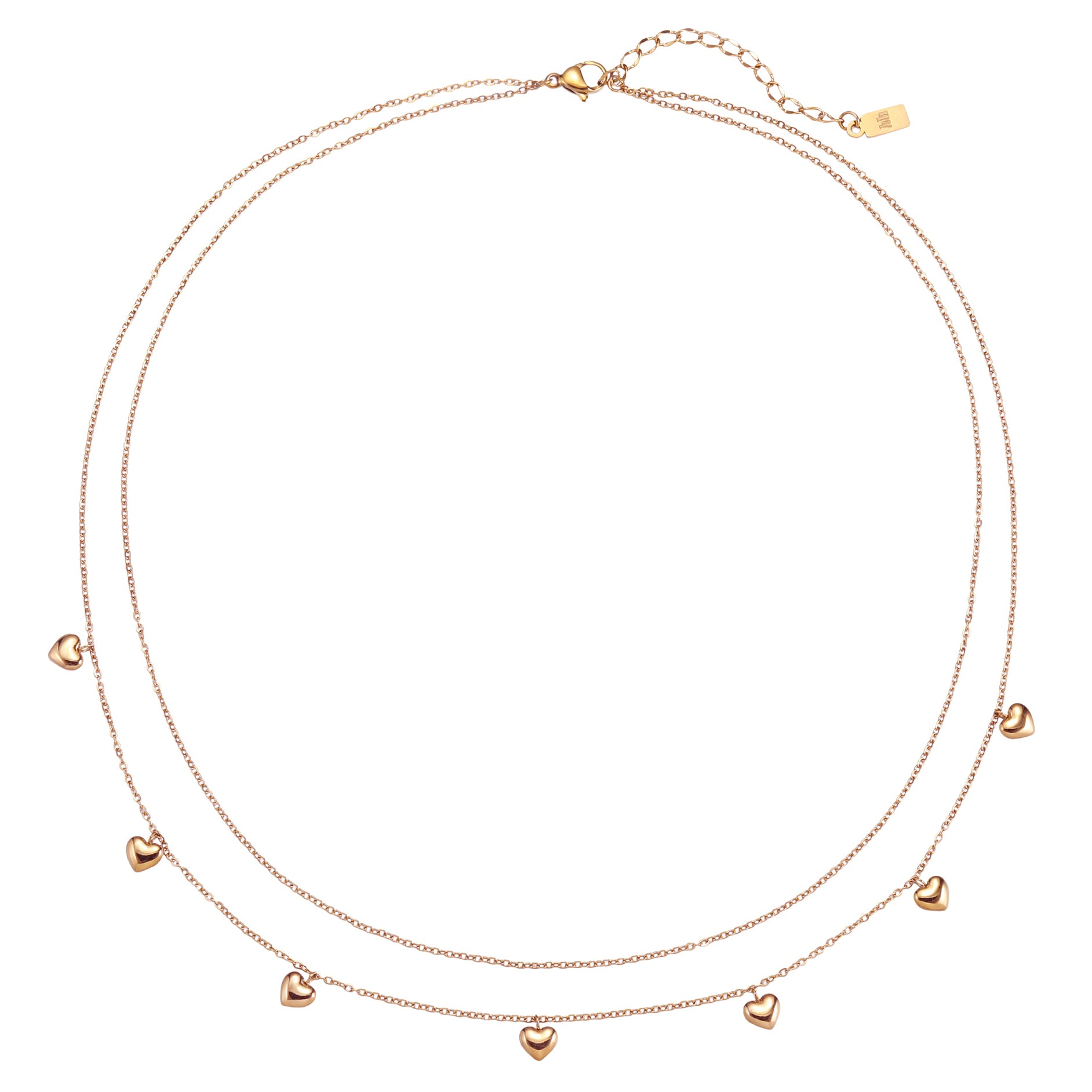 Collar a Capas Corazón Chunky Waterproof