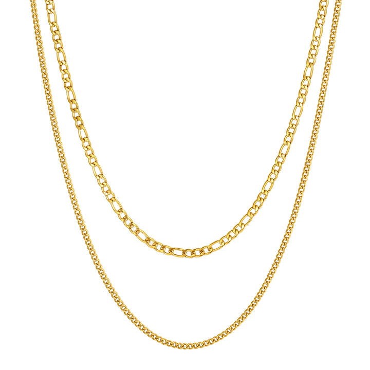 Collar a Capas de Cadenas Gruesas y de Clip Waterproof