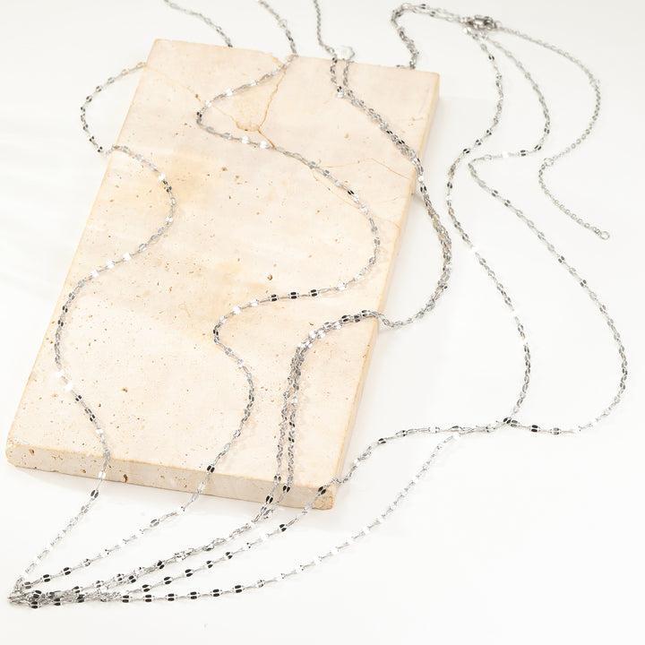 Layered Rolo Body Chain Waterproof