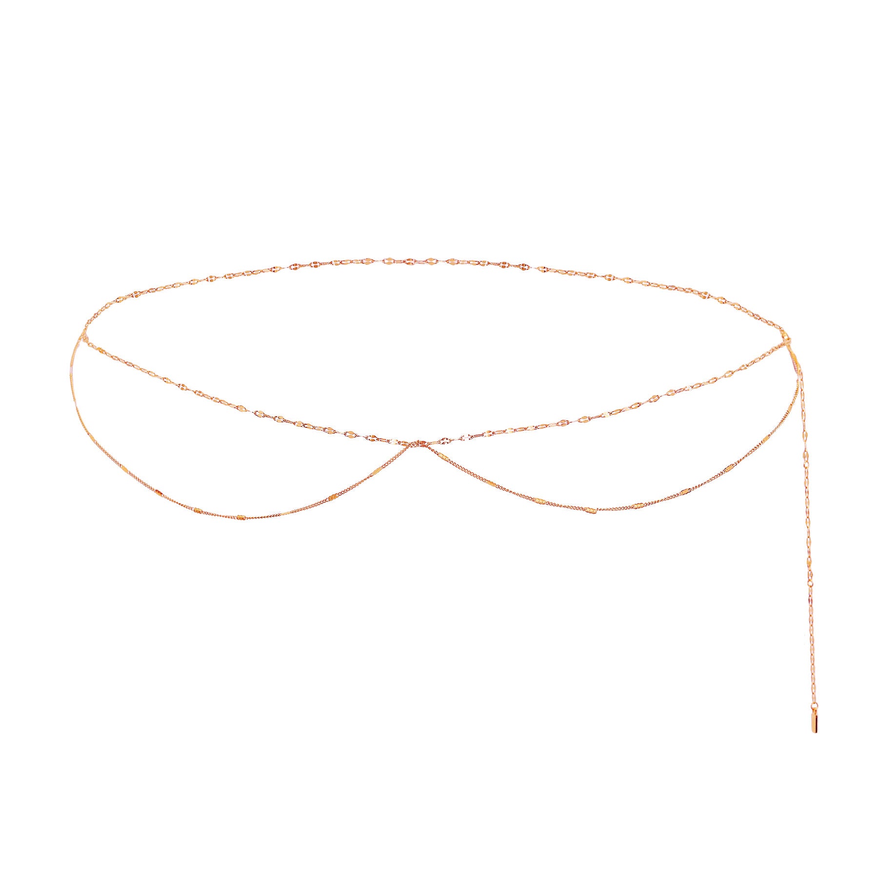 Chaîne de Taille Superposée Rolo et Starburst Waterproof