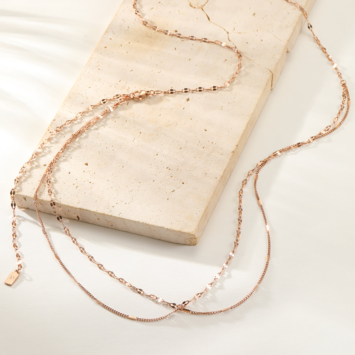 Chaîne de Taille Superposée Rolo et Starburst Waterproof