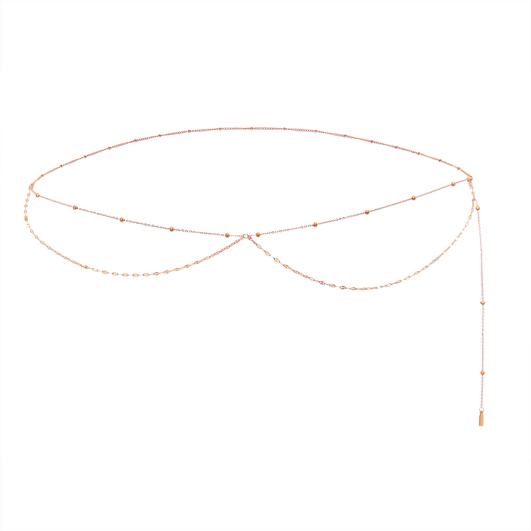 Chaîne de Taille Superposée Satellite et Rolo Waterproof