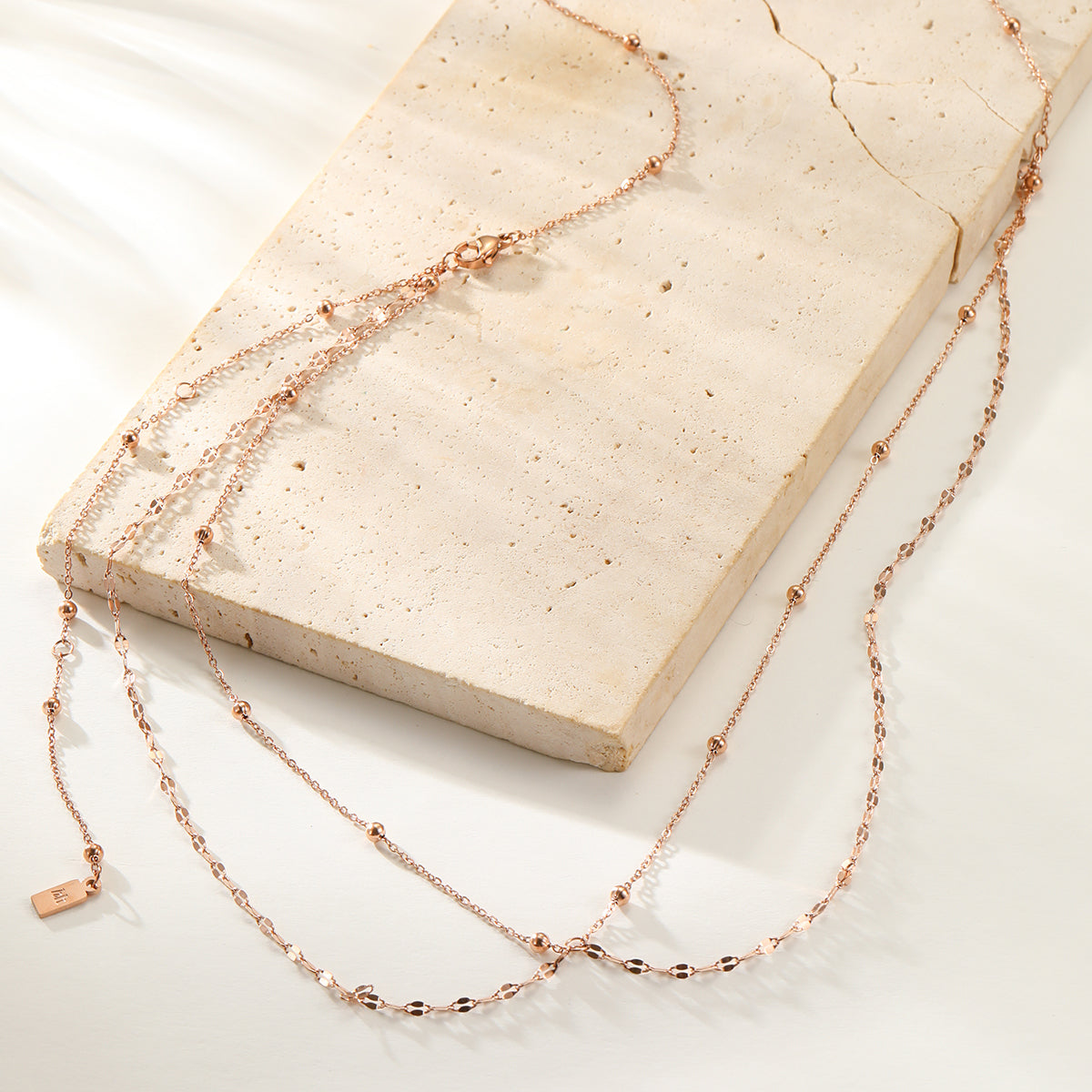 Chaîne de Taille Superposée Satellite et Rolo Waterproof