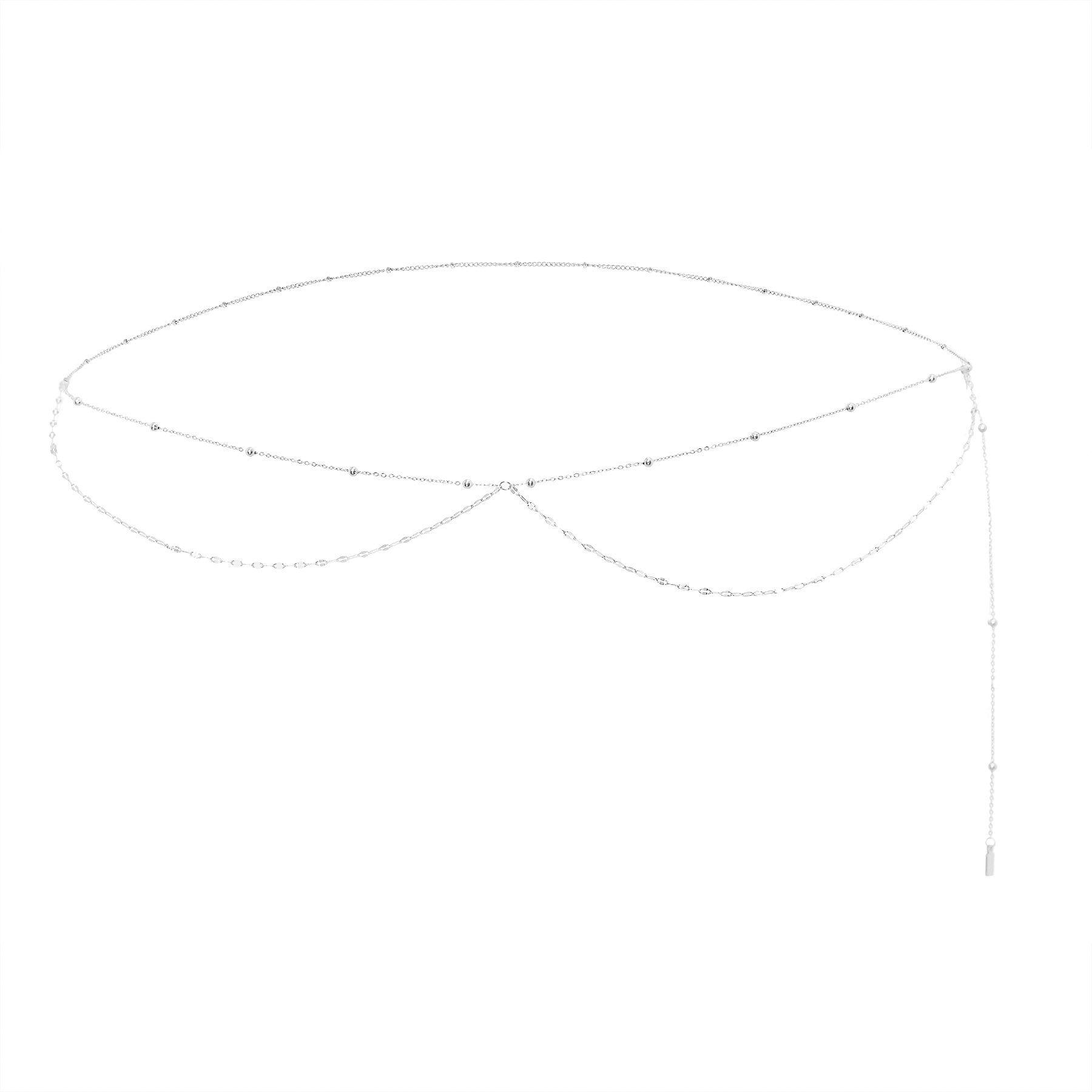 Chaîne de Taille Superposée Satellite et Rolo Waterproof