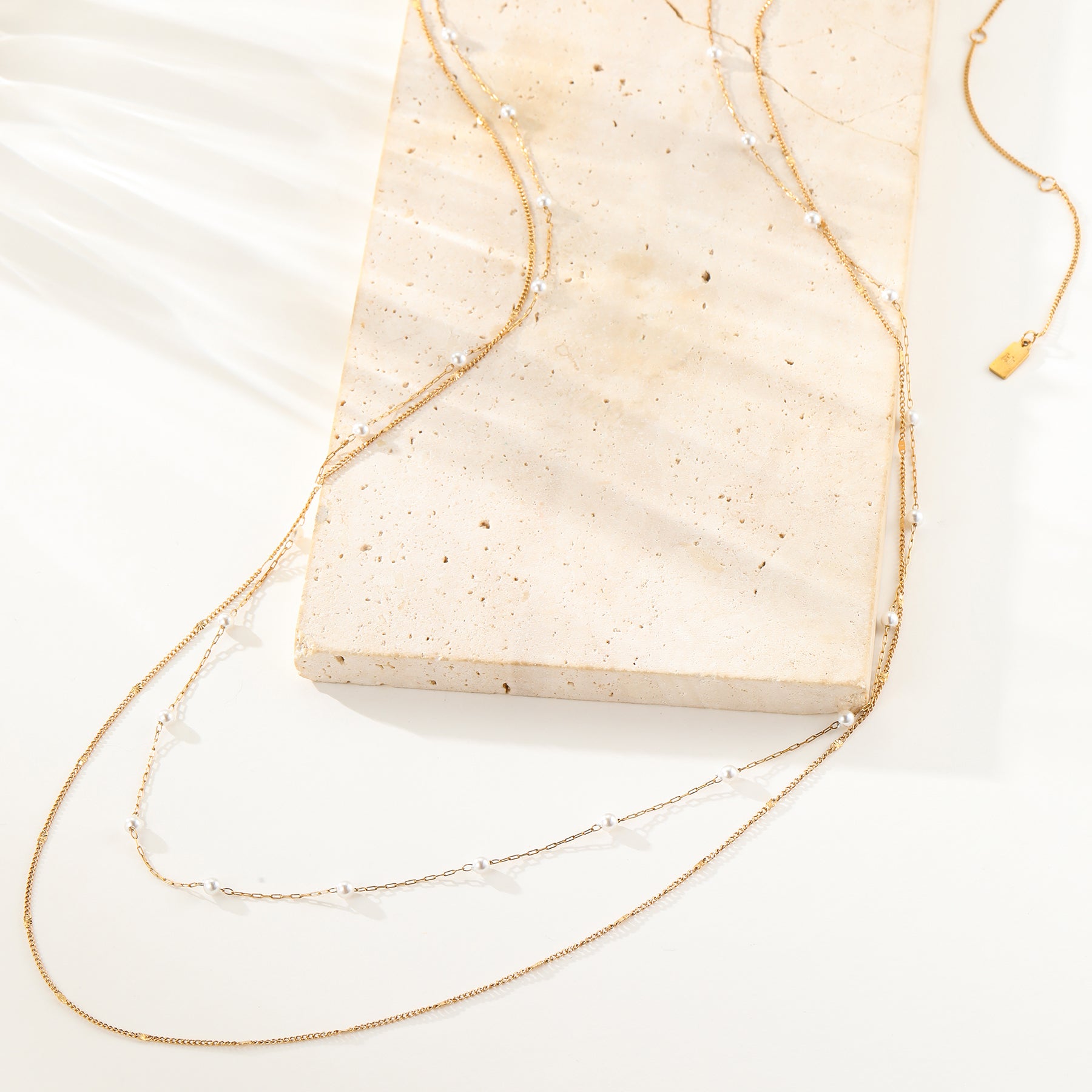 Cadena de Cintura Starburst & Perla – Waterproof