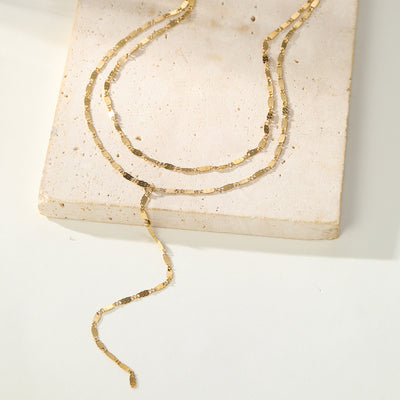 Collar Cadena Y a Capas Waterproof