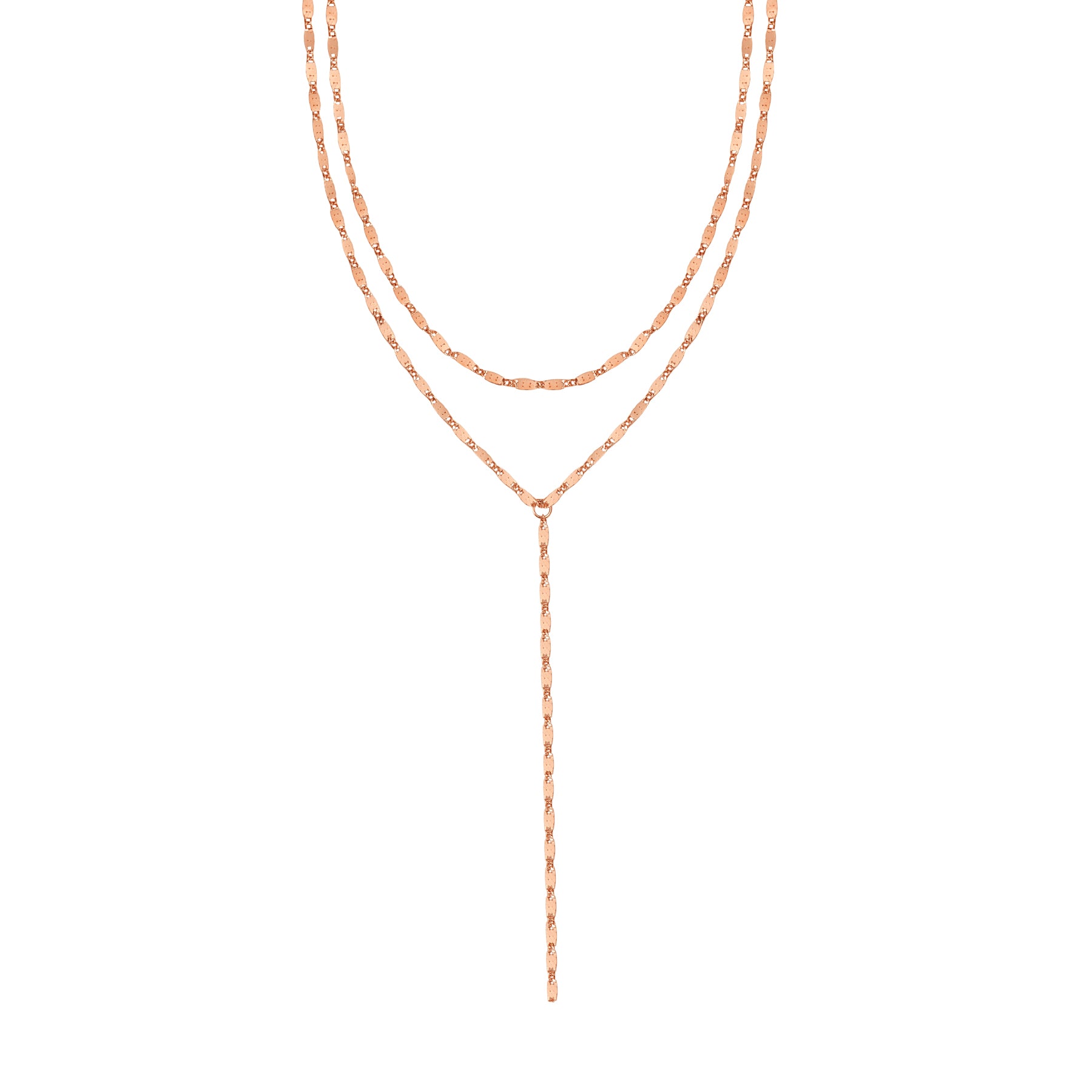 Layered Y Chain Necklace Waterproof