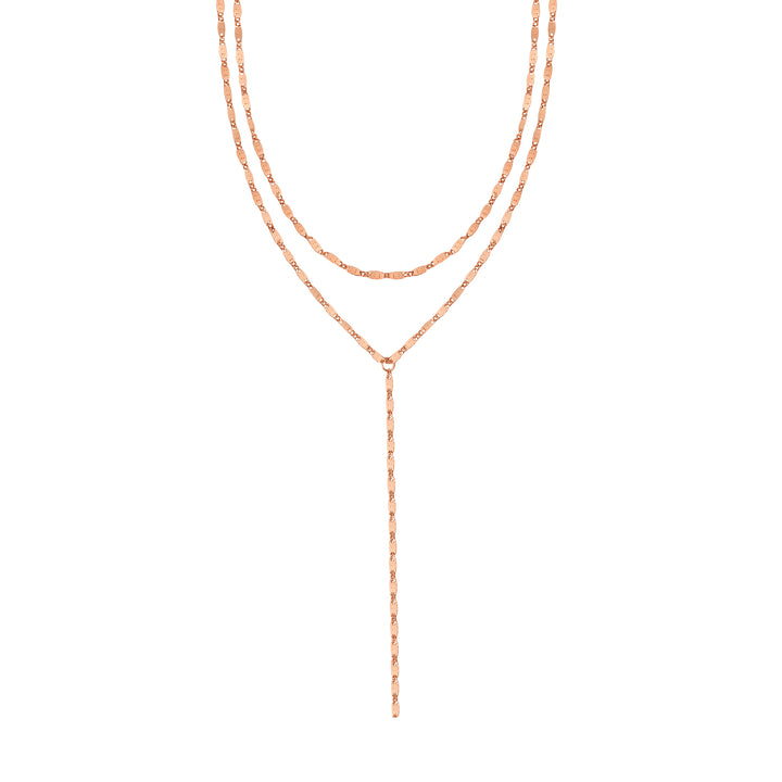 Layered Y Chain Necklace Waterproof