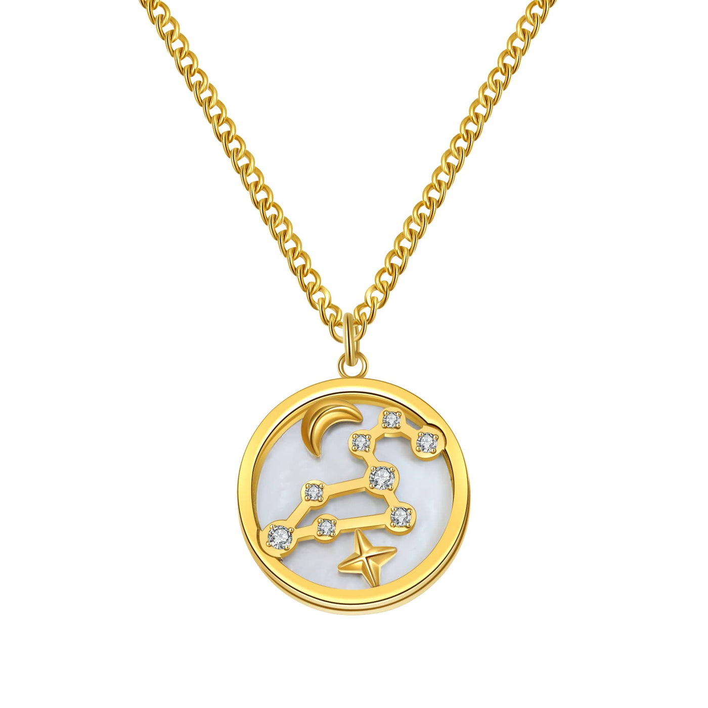 Collier Constellation Étoile Lion