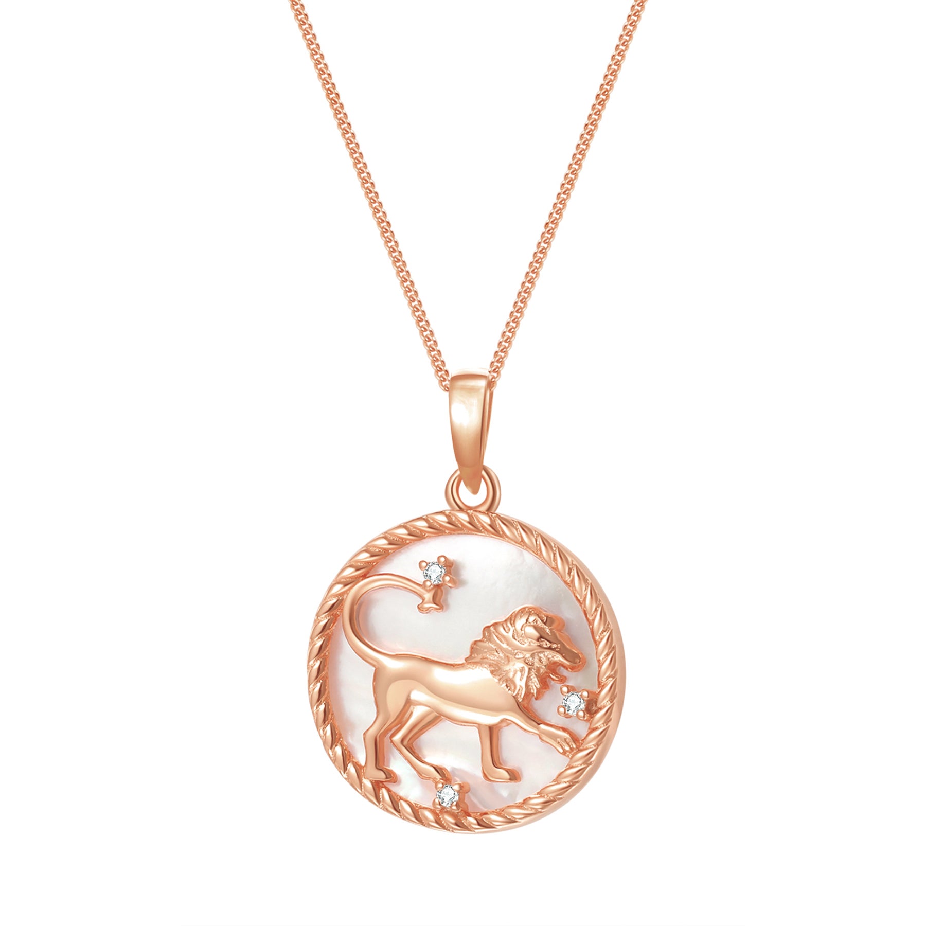 Collier pendentif zodiaque Lion