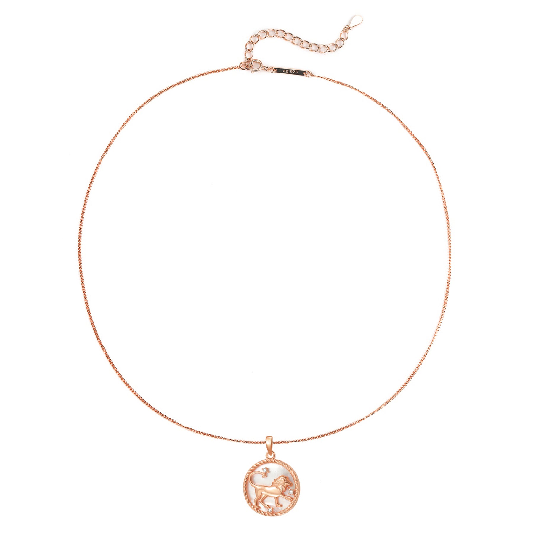 Collier pendentif zodiaque Lion