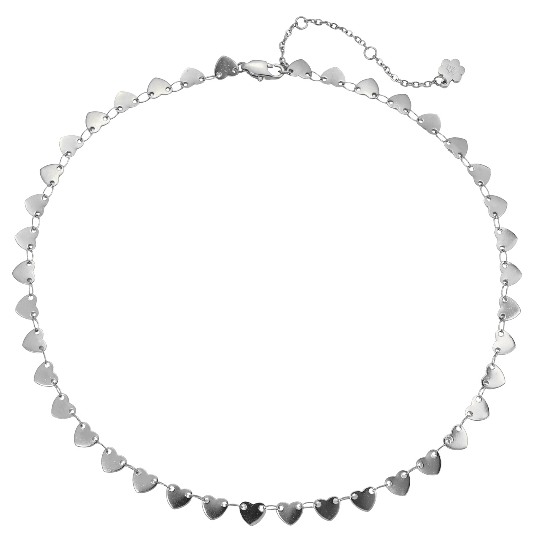 Linked Heart Statement Necklace Waterproof
