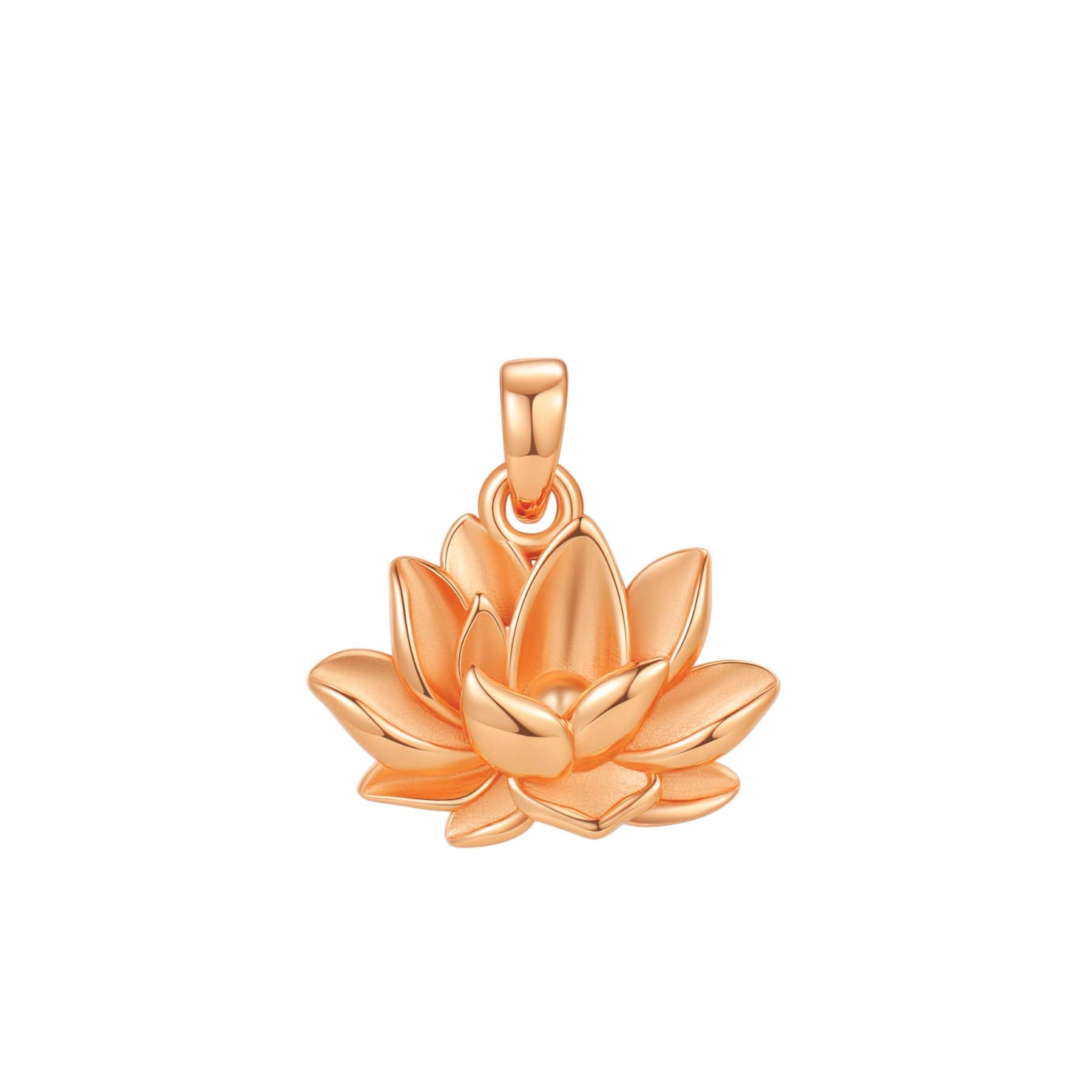 Collier Pendentif Lotus Persévérance Sterling Argent