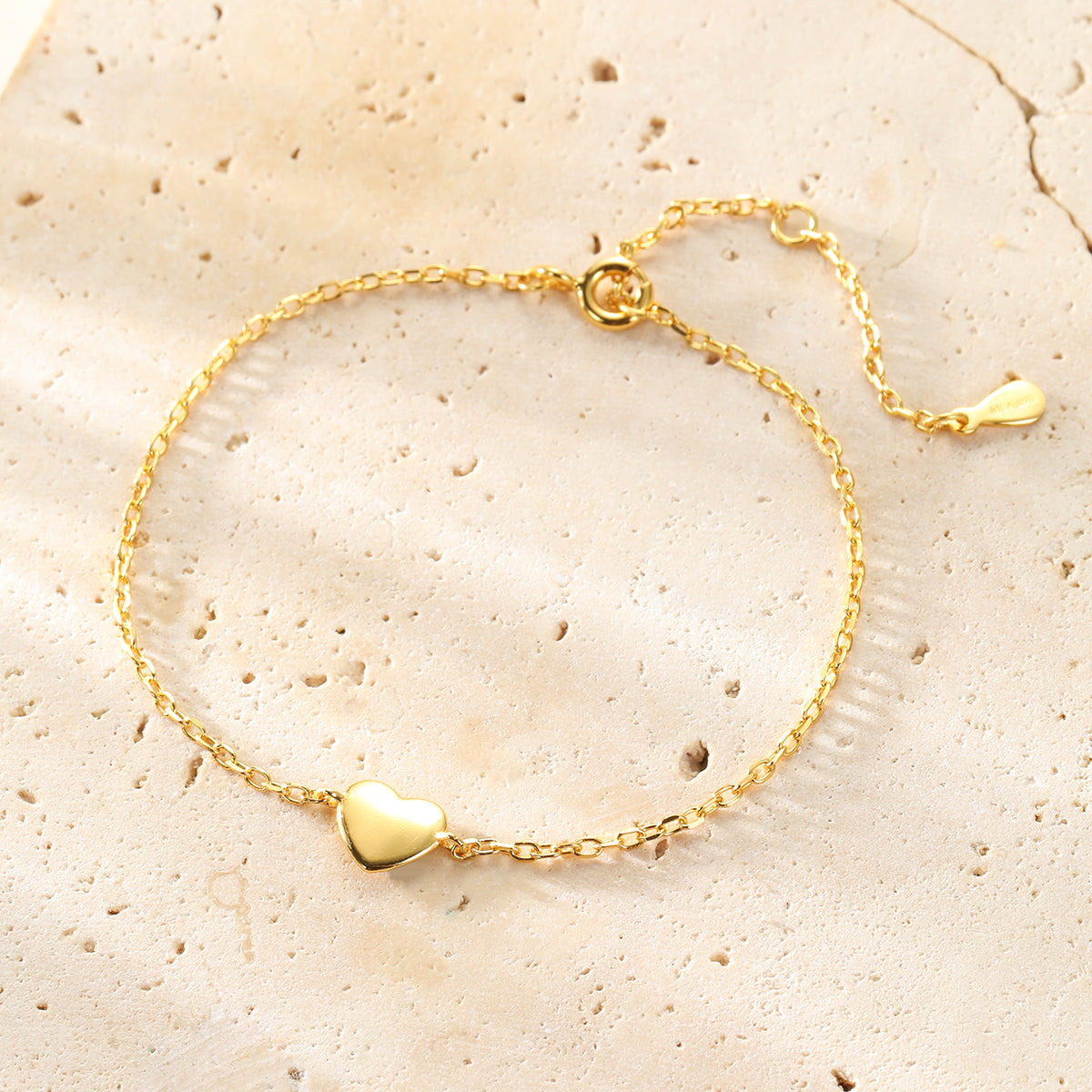 Pulsera Corazón Amor Plata de Ley