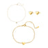 Set Joyería Corazón Amor Plata de Ley 925