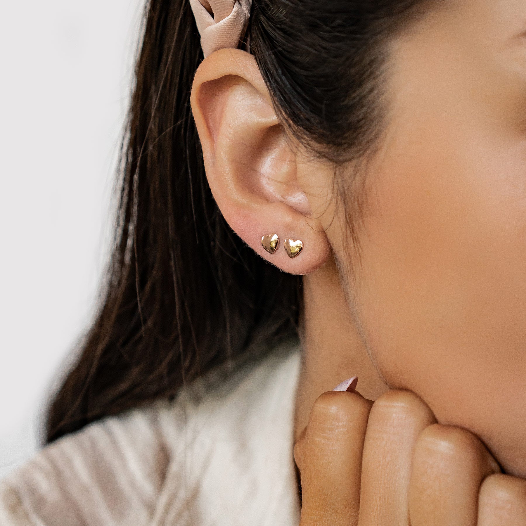 Love Heart Jewelry Set Sterling Silver