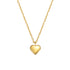 Love Heart Necklace Sterling Silver