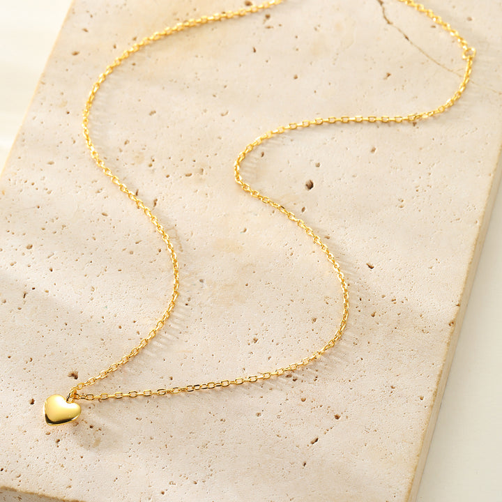 Collier Cœur Amour Argent Sterling