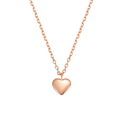 Love Heart Necklace Sterling Silver
