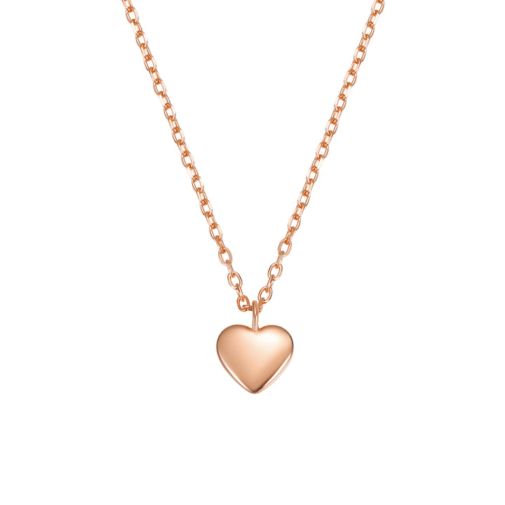 Collar Corazón Amor Plata de Ley