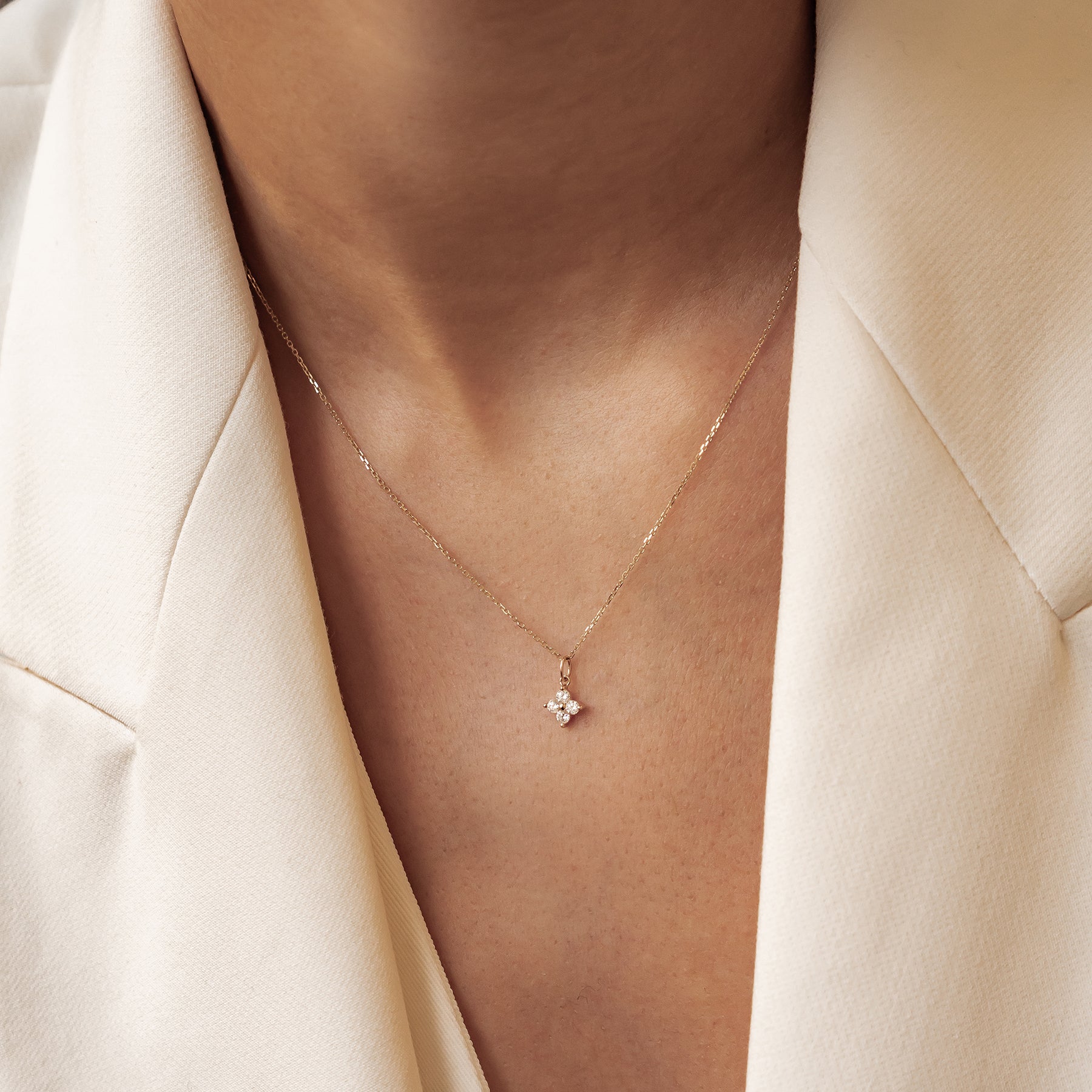 Collar Suerte Oro 14K