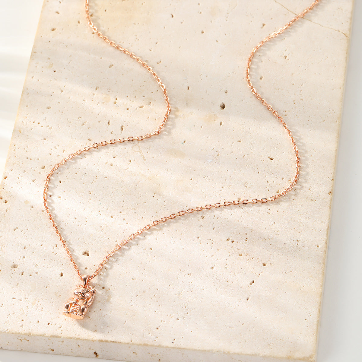 Collier Pendentif Lucky Chat Sterling Argent