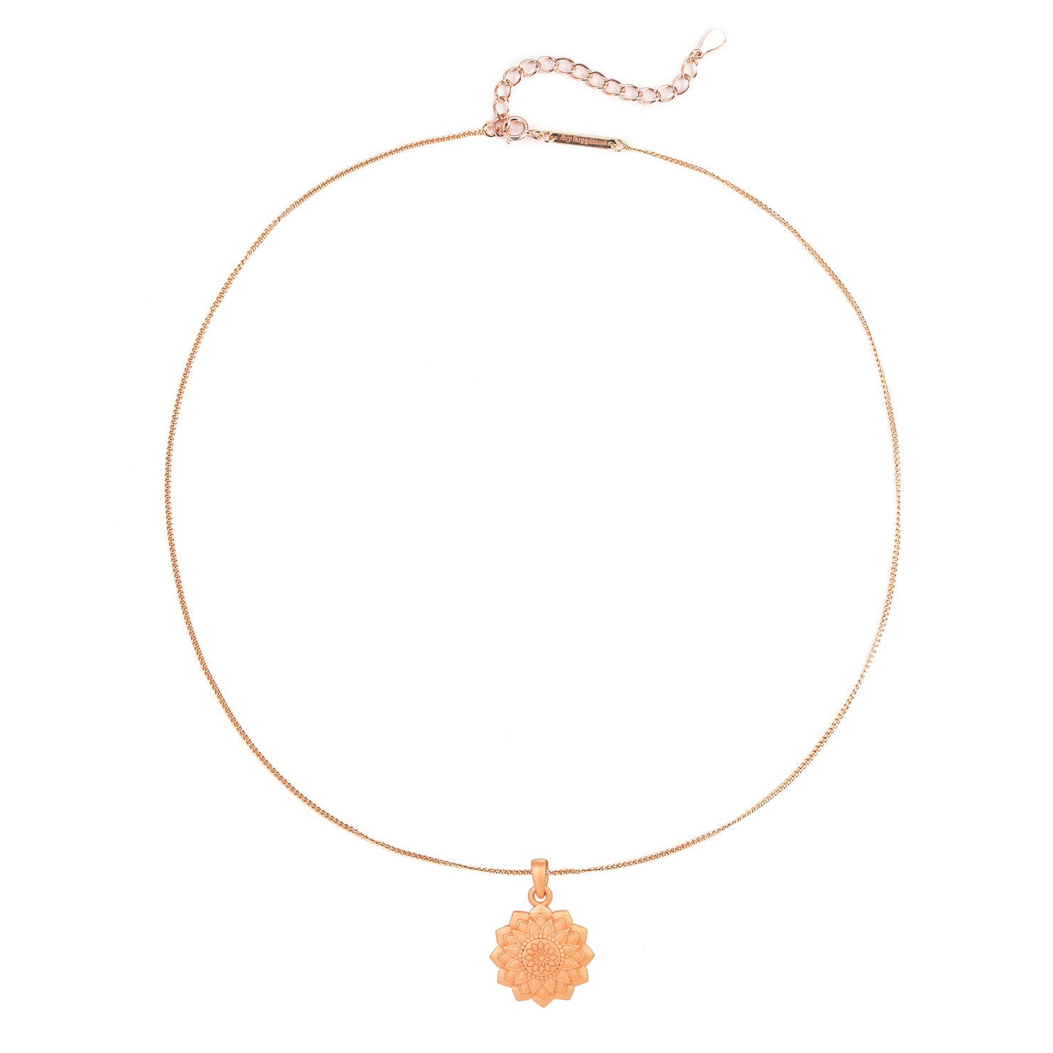 Mandala Anhänger Halskette für Harmonie aus Sterlingsilber