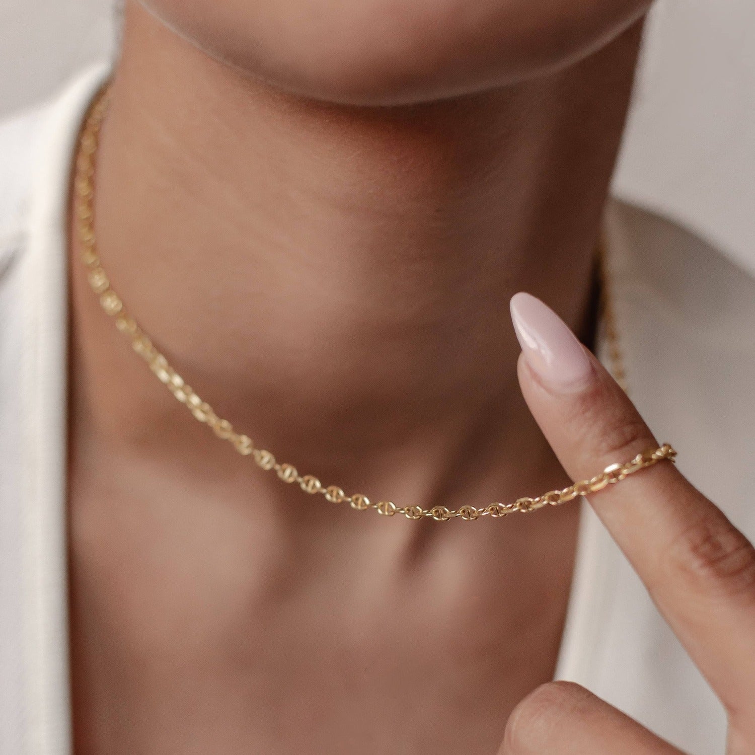 Mariner Chain Necklace Sterling Silver