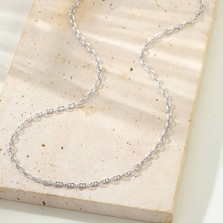 Collar Cadena Marinera Plata de Ley 925
