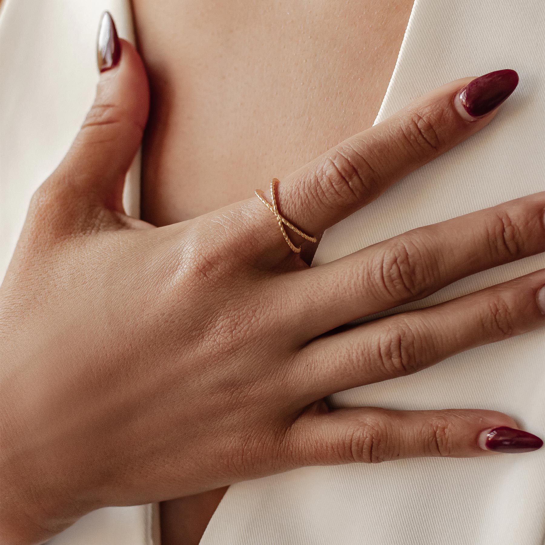 Anillo Meridiano Plata de Ley 925 en Oro