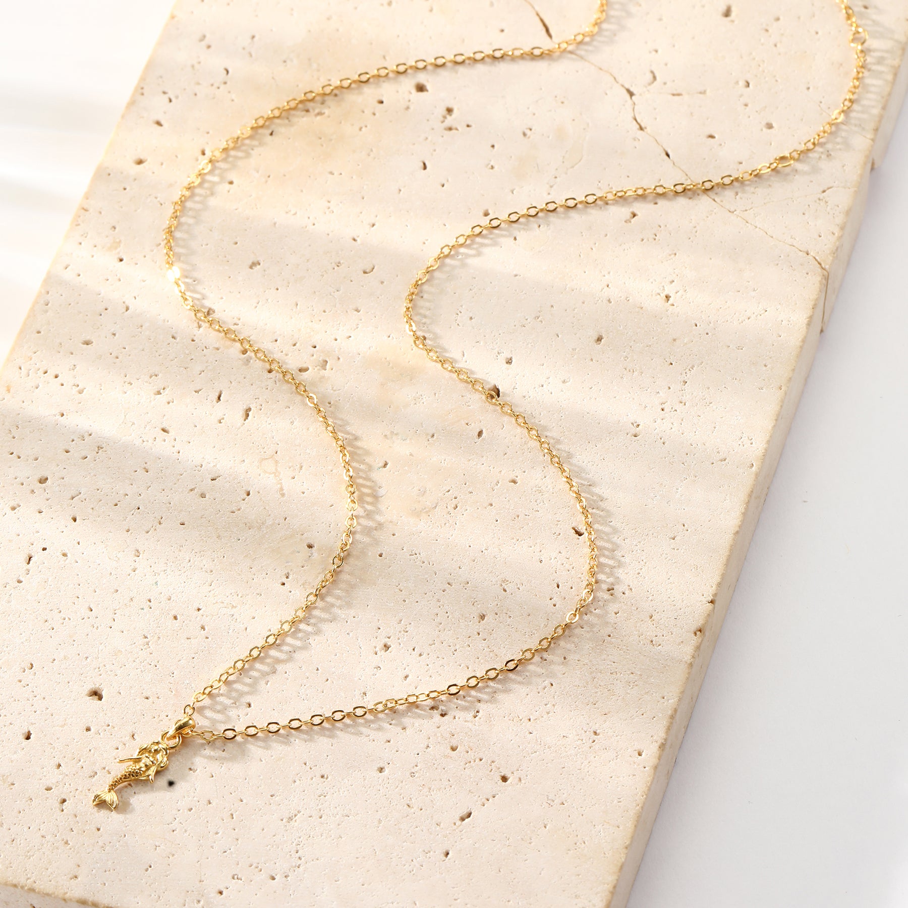 Collier Pendentif Sirène en Argent Sterling